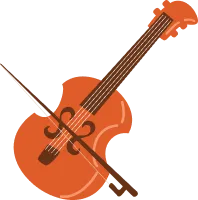 ヴァイオリンのイラスト